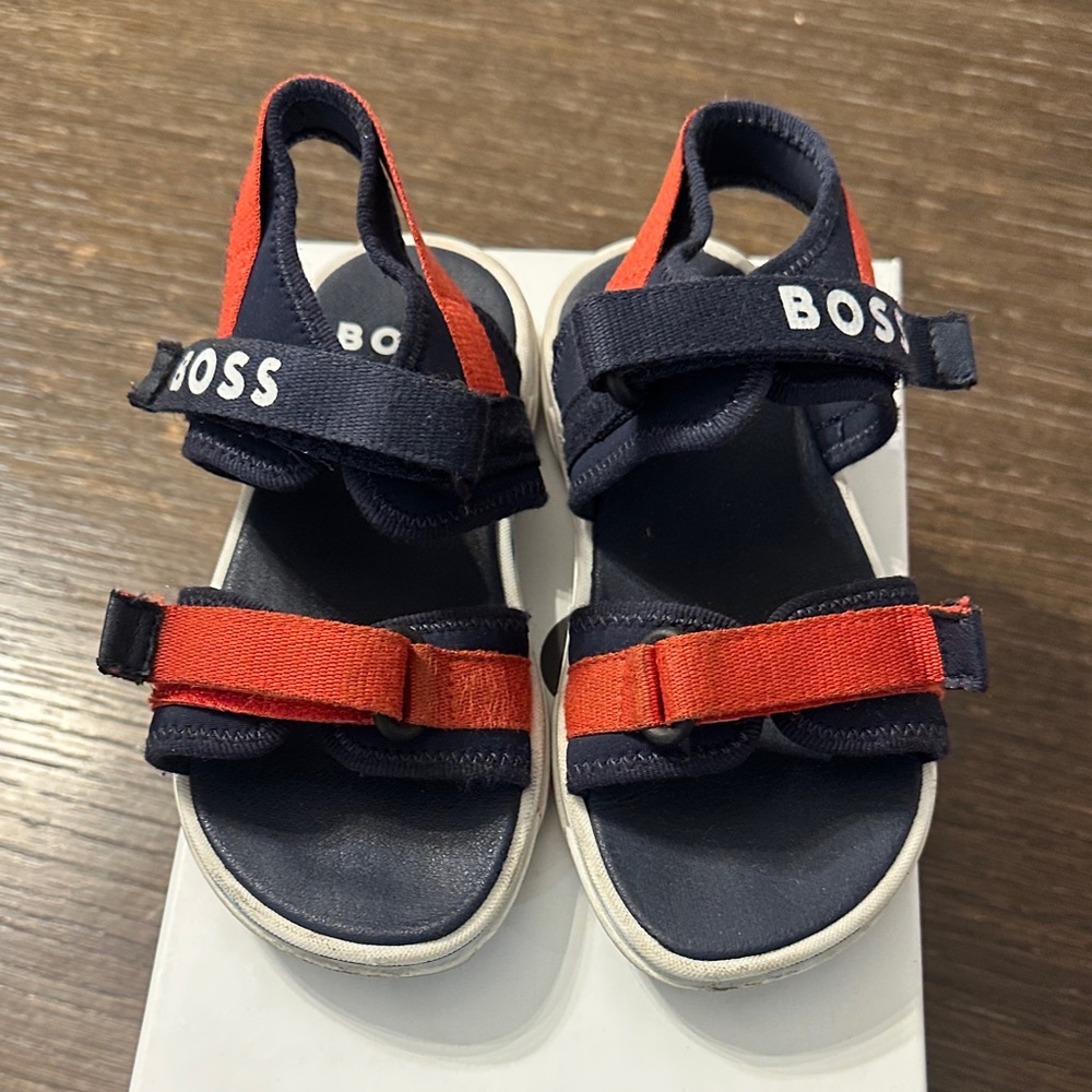 Boss Kids Dual-Tone Sandals